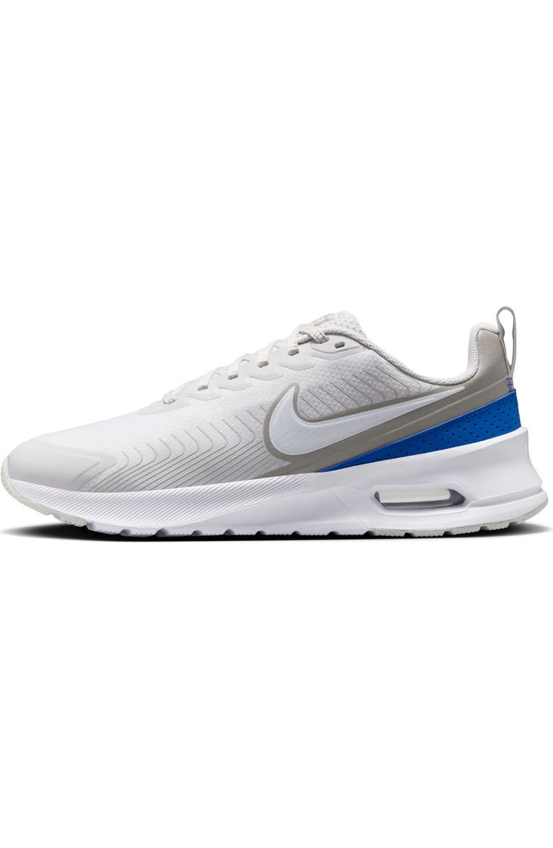 Nike Air Max Nuaxis Sneaker, Alternate, color, Vast Grey/ White/ Grey/ Blue