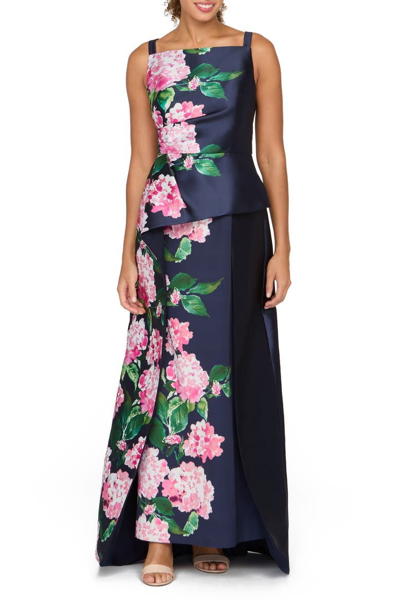 Blaire Walk-Through Gown, Main, color, MIDNIGHT BERRY