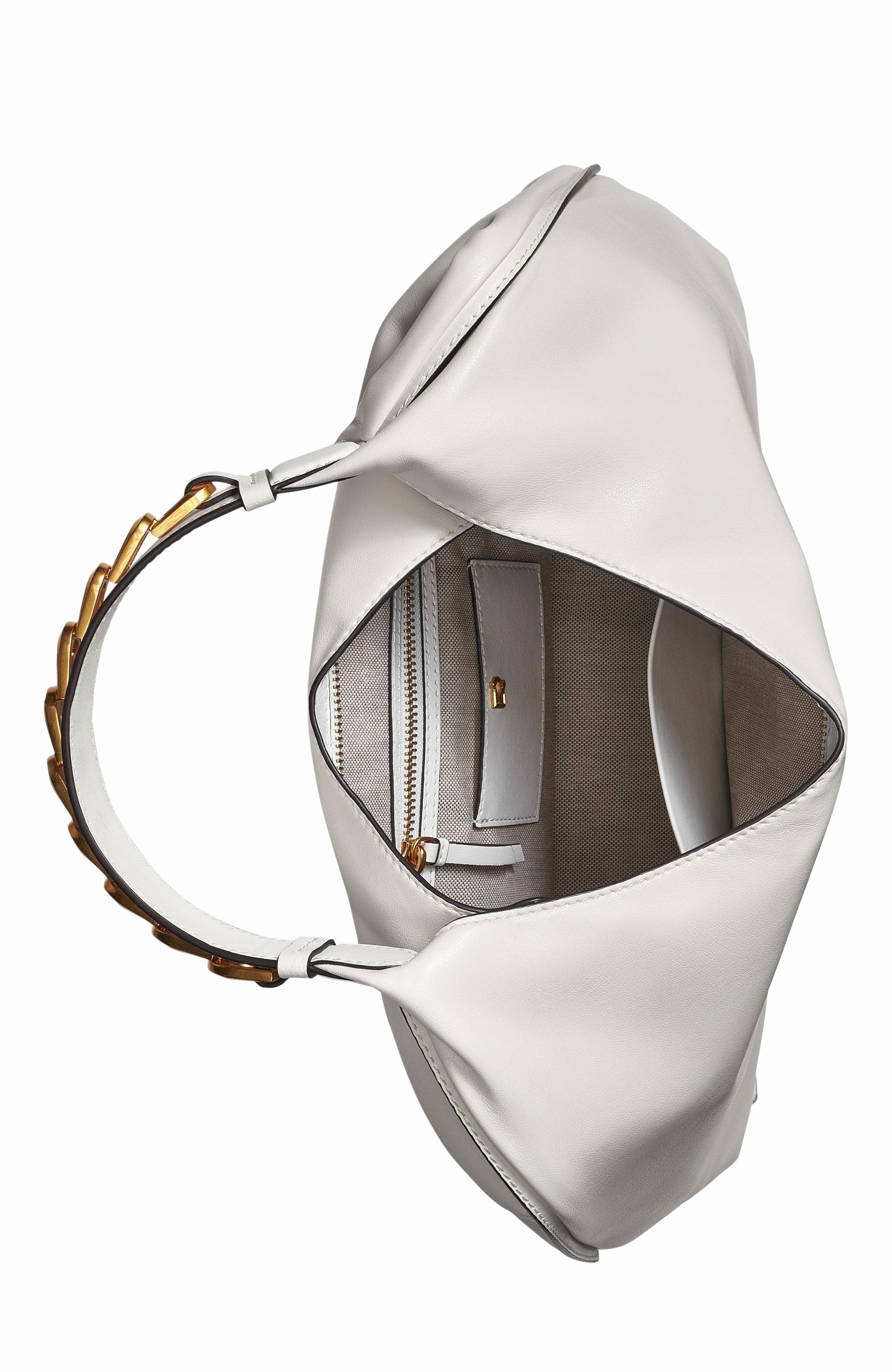 Donna Karan New York Bellmore Small Shoulder Bag, Alternate, color, Brilliant White