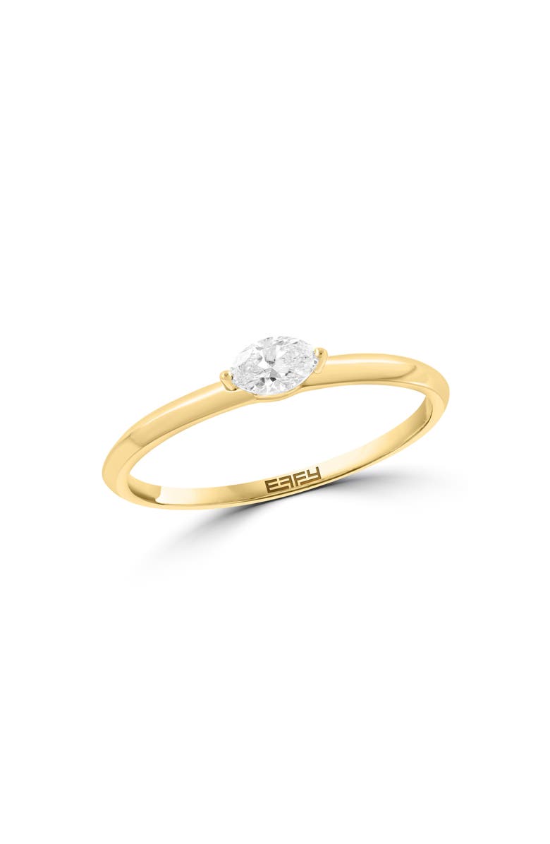 EFFY Marquis Diamond Ring, Main, color, Gold