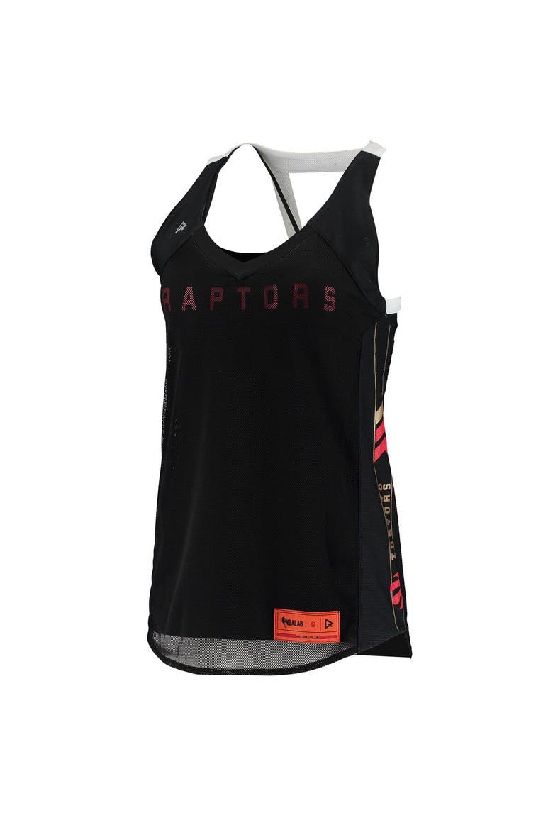 Women's Qore Black Toronto Raptors Dual Team Tank Top, Alternate, color, Black