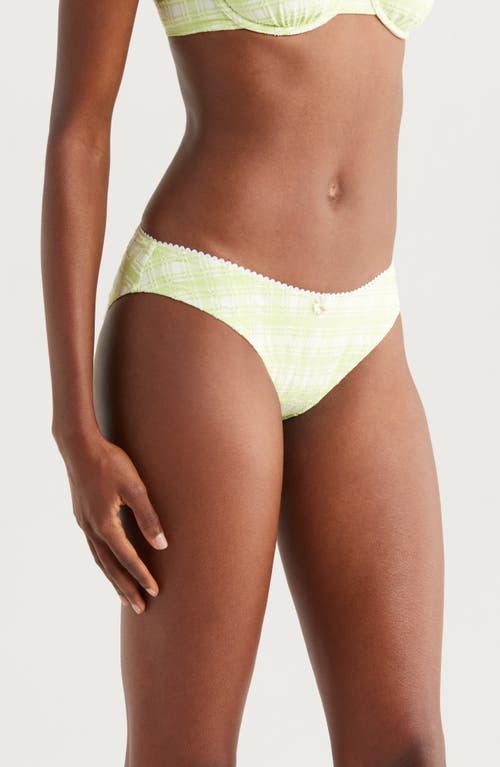 Solid & Striped The Daphne Matcha High Cut Bikini Bottoms In Matcha