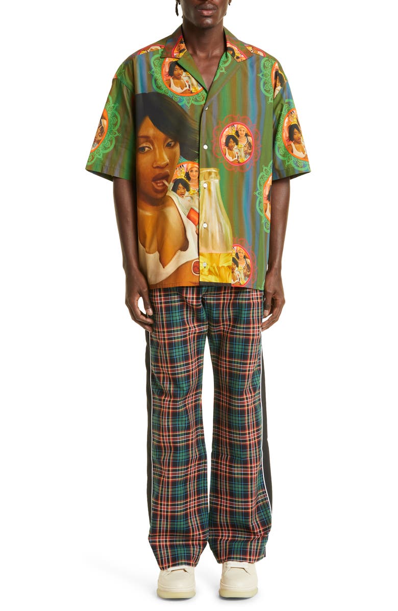 Ahluwalia Dapo Tartan Track Pants, Alternate, color,