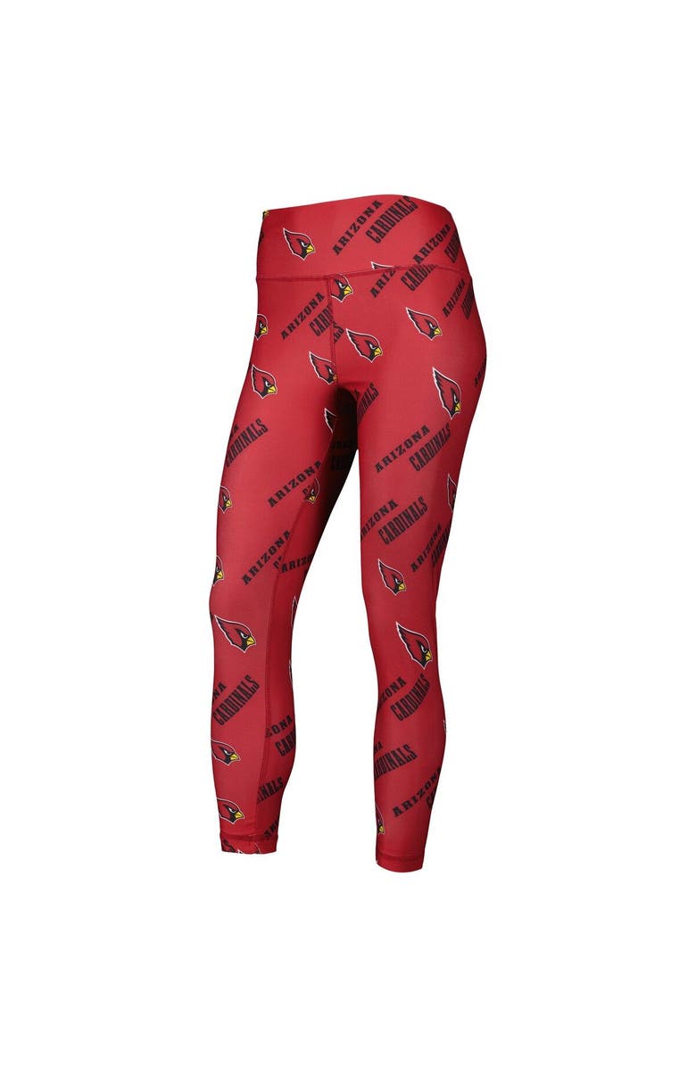 CONCEPTS SPORT Women's Concepts Sport Cardinal Arizona Cardinals Breakthrough Allover Print Lounge Leggings, Alternate, color, Cardinal