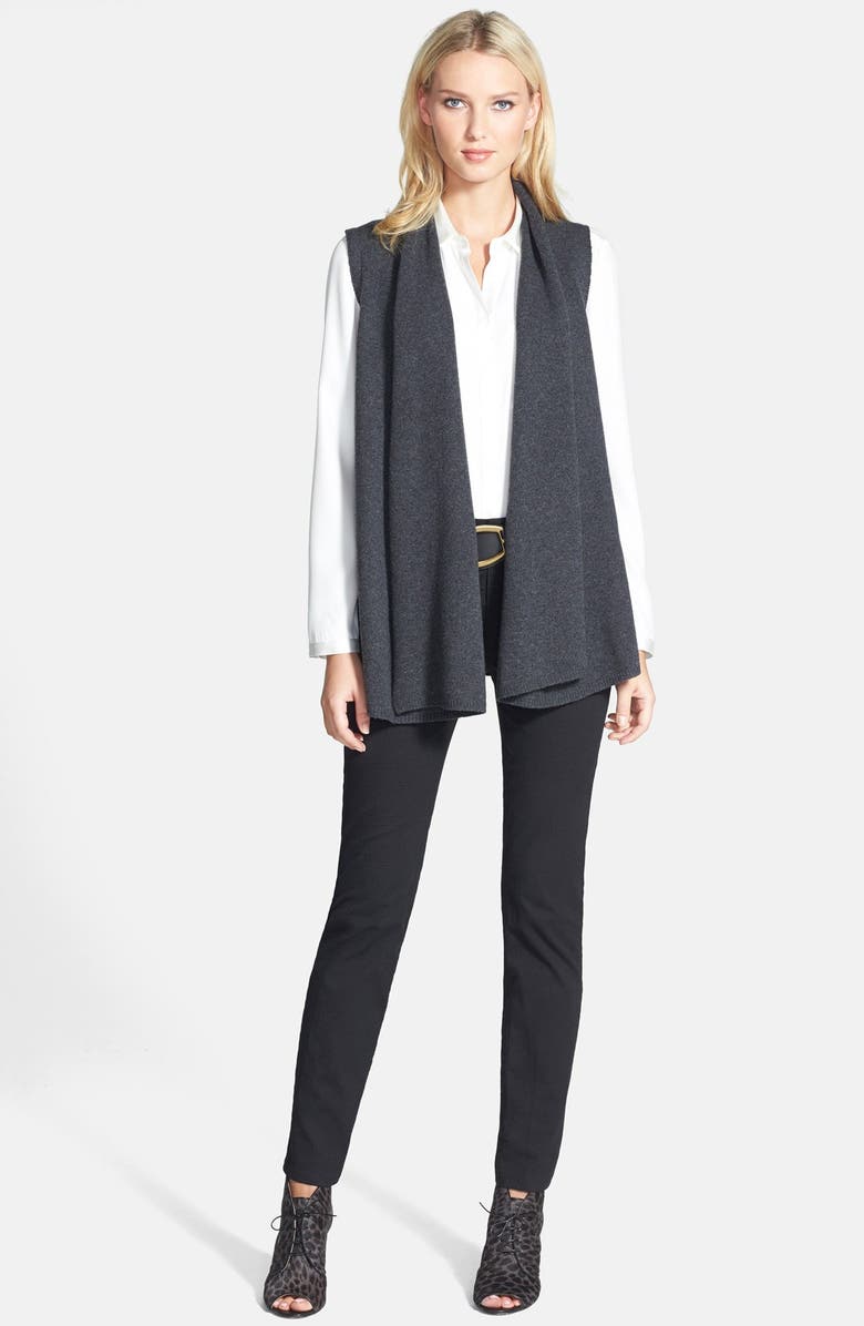 Lafayette 148 New York Print Slim Leg Curvy Fit Twill Jeans, Alternate, color,