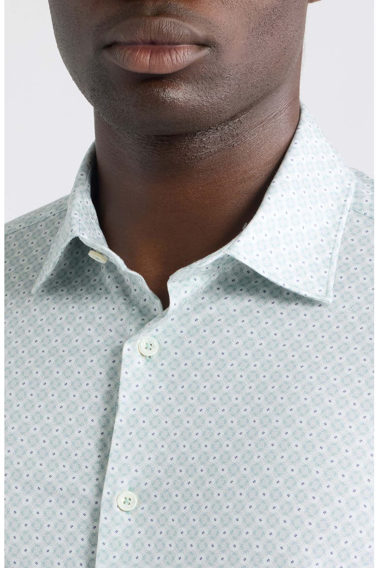 James OoohCotton® Button-Up Shirt, Alternate, color, SEAFOAM