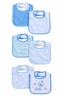 Little Me 6-Pack Assorted Floral Bibs