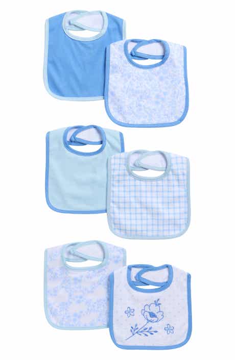 Little Me 6-Pack Assorted Floral Bibs