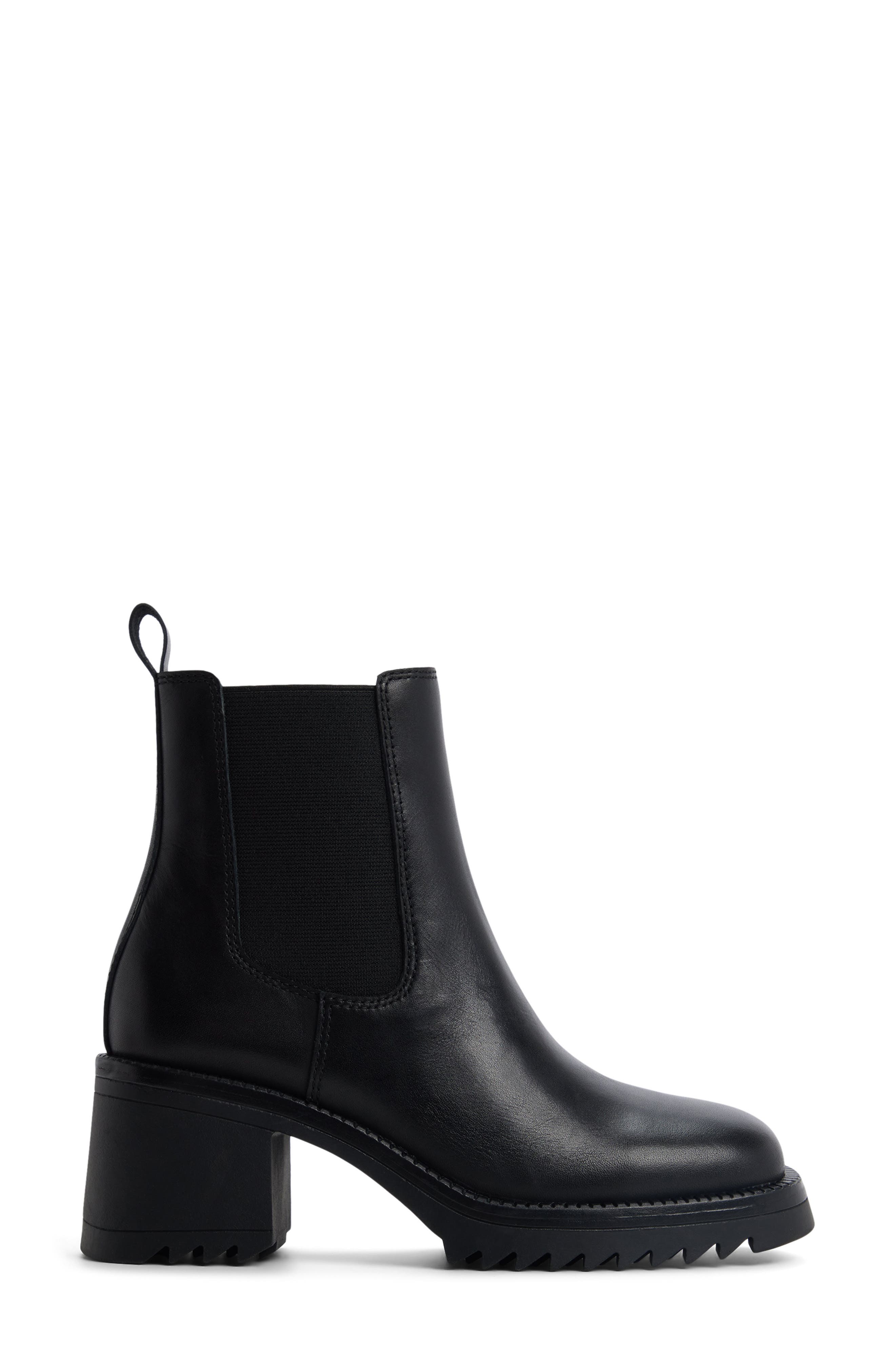ALDO Anneliese Platform Chelsea Boot, Alternate, color, Black