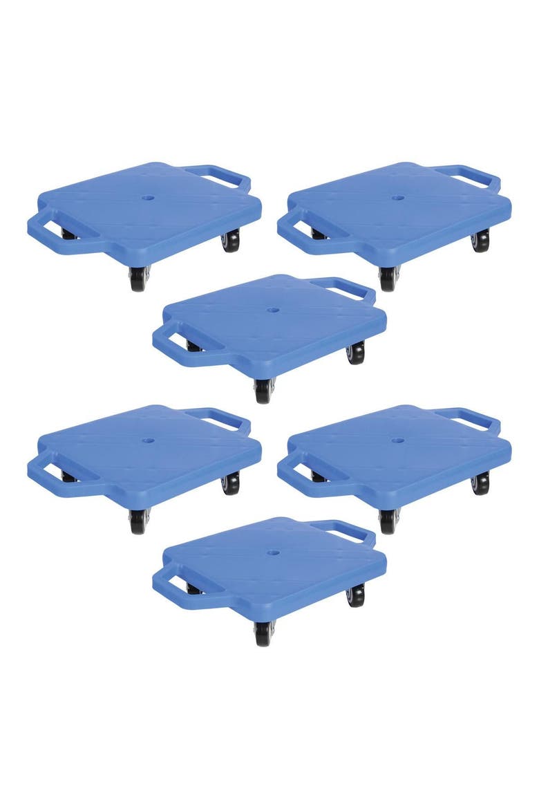 Scooter Boards - Set of 6, Main, color, Blue