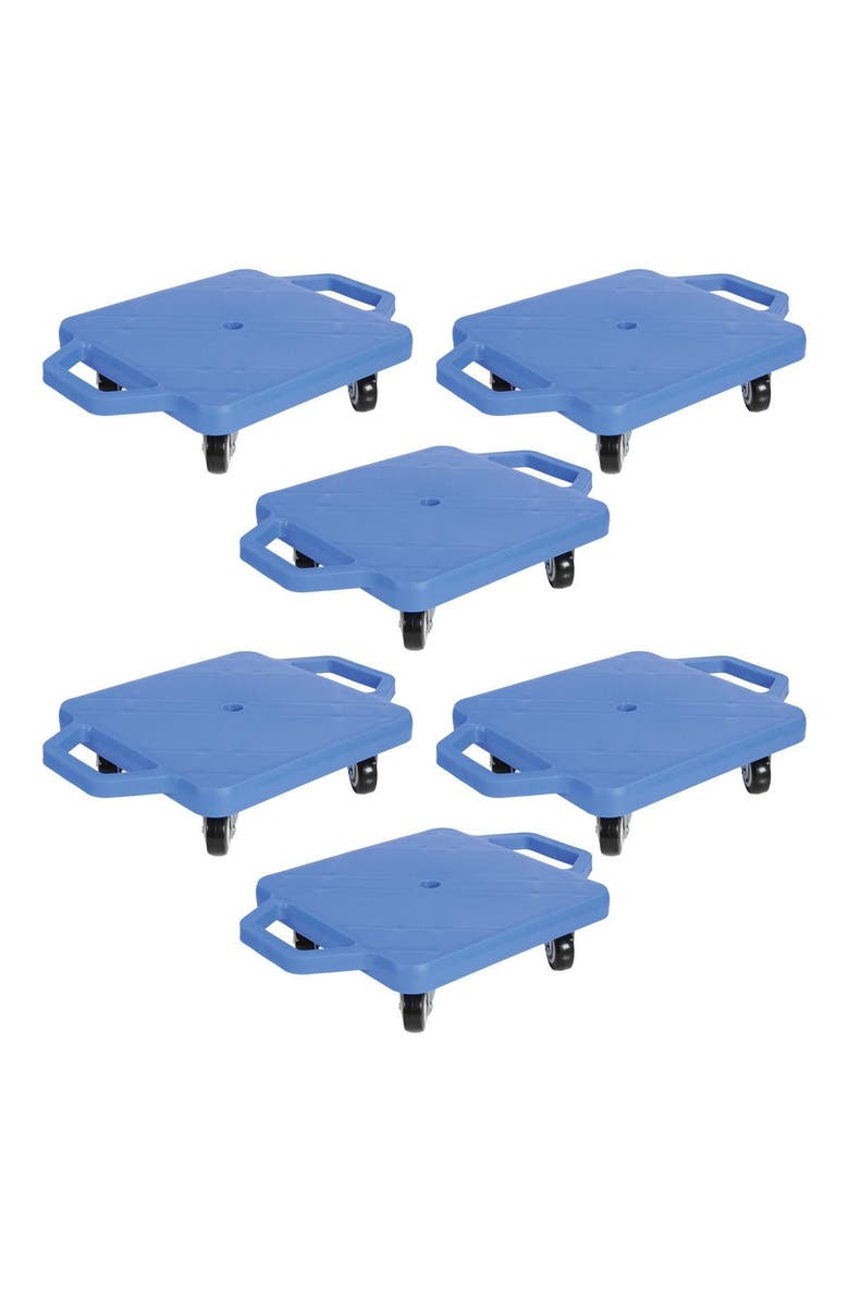 Kaplan Early Learning Company Scooter Boards - Set of 6, Main, color, Blue