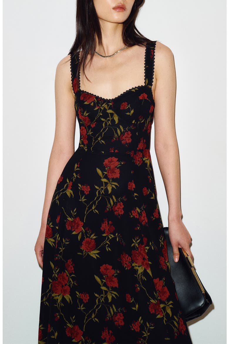 Lela Midi Dress, Alternate, color, RELIC