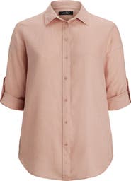 Lauren Ralph Lauren Relaxed Fit Linen Button-Up Shirt