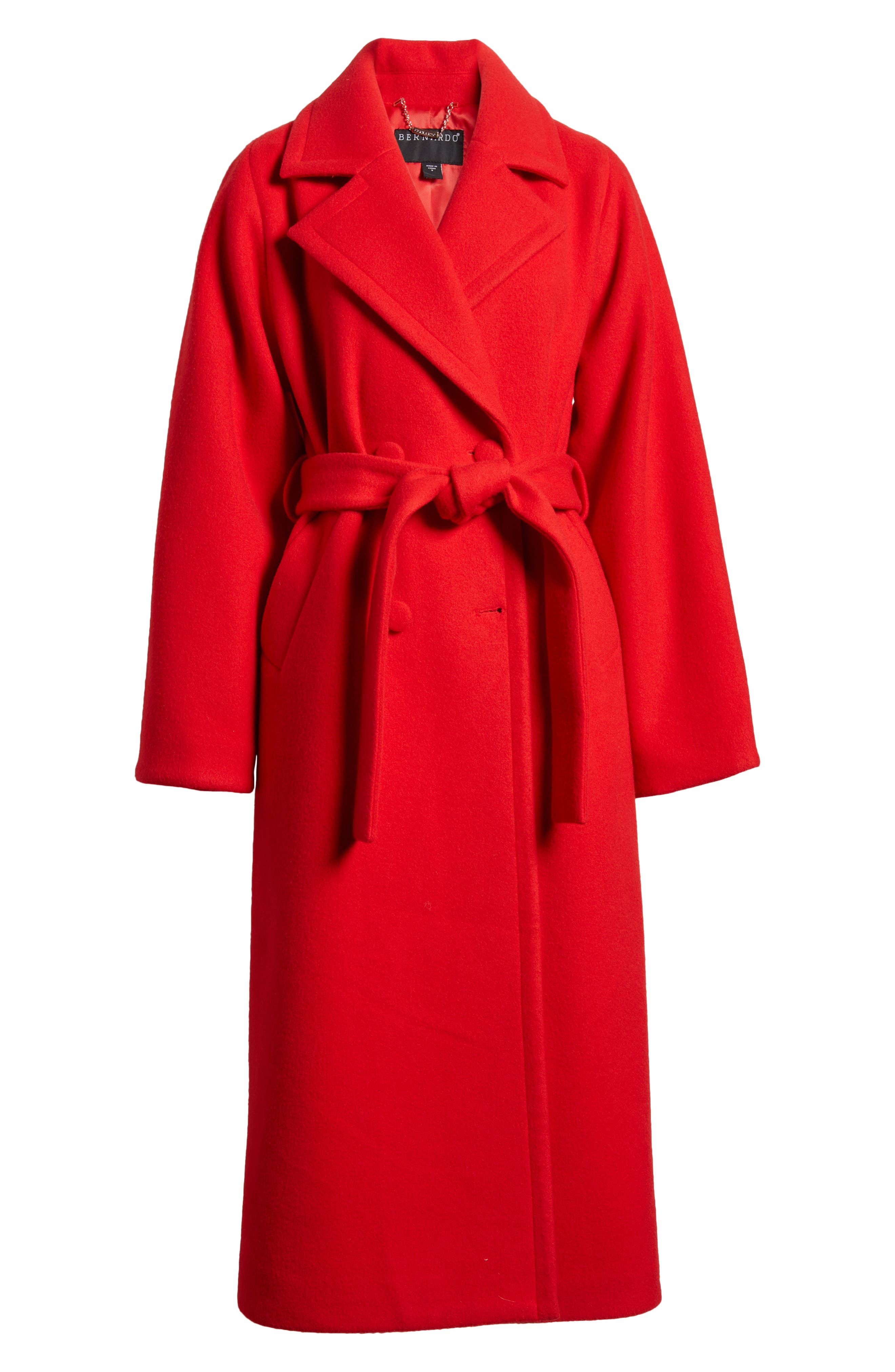 Double Breasted Belted Coat