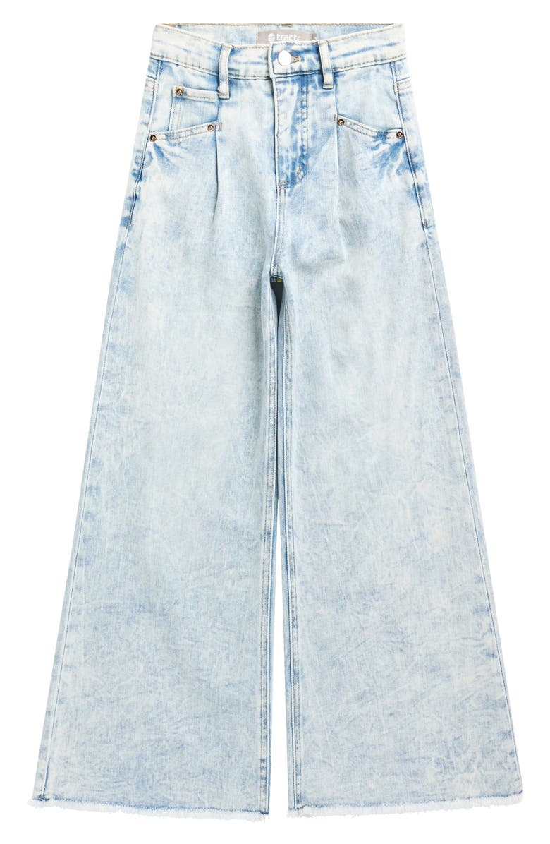Tractr Kids' The Wide Leg Jeans, Main, color, Light Indigo