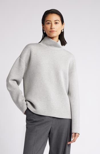 Nordstrom Scuba Knit Turtleneck Long Sleeve Top Nordstrom