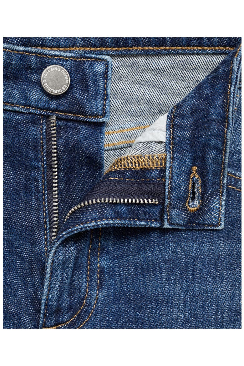 Mid Rise Skinny Jeans, Alternate, color, DARK BLUE
