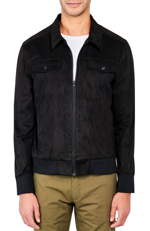 Reign Sueded Trucker Jacket