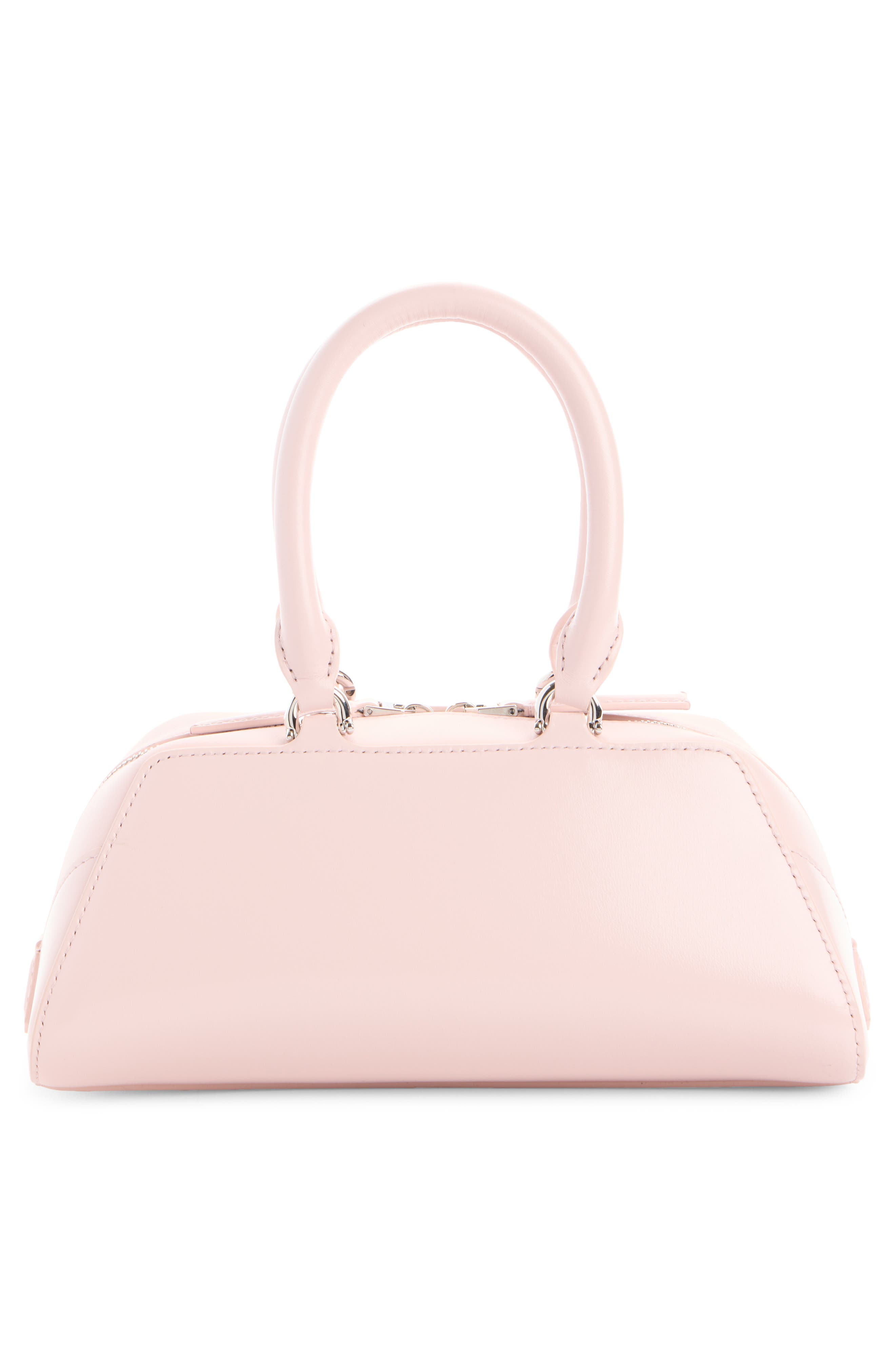 Givenchy Mini Antigona Leather East/West Satchel, Alternate, color, Baby Pink