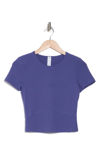 Yogalicious Nude Tech Pandora Short Sleeve Crop T-shirt