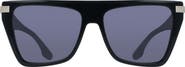 Victoria Beckham 57mm Modified Rectangular Sunglasses