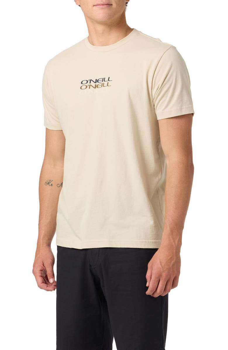 O'Neill Triple Stack Graphic T-Shirt, Alternate, color, Light Khaki