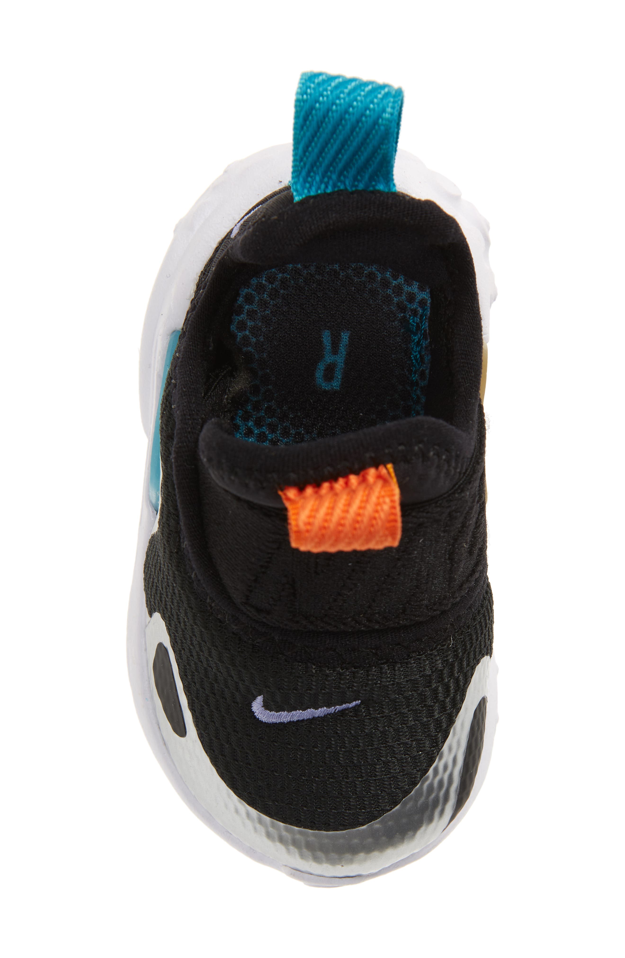 React Presto Extreme Sneaker, Alternate, color, BLACK/ BLACK/ LASER ORANGE