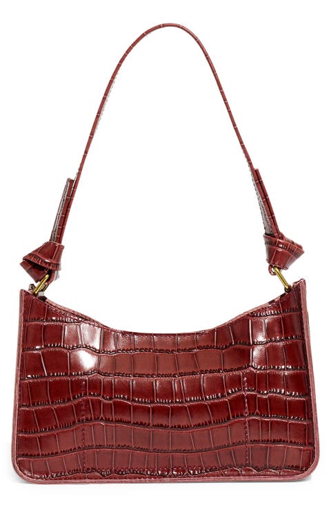 The Sydney Croc Embossed Hobo Bag