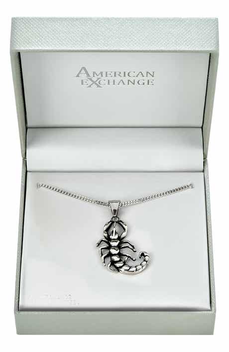 Men's Scorpion Pendant Necklace