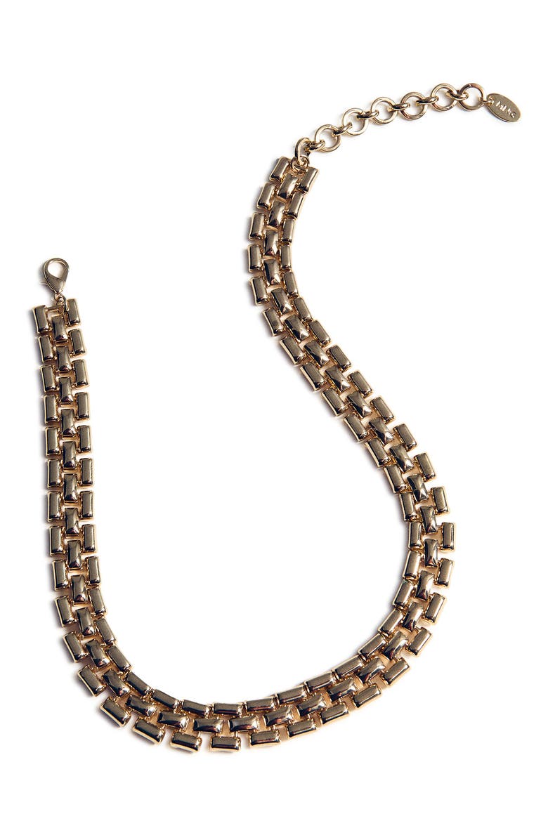 MANGO Link Necklace, Alternate, color, Gold