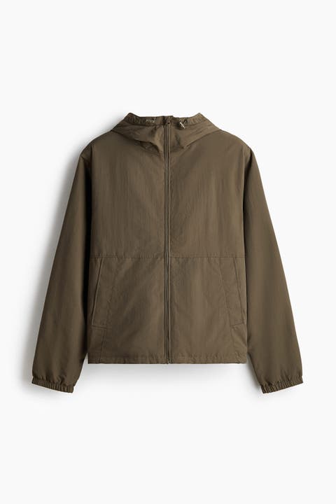 Water-repellent Nylon Windbreaker