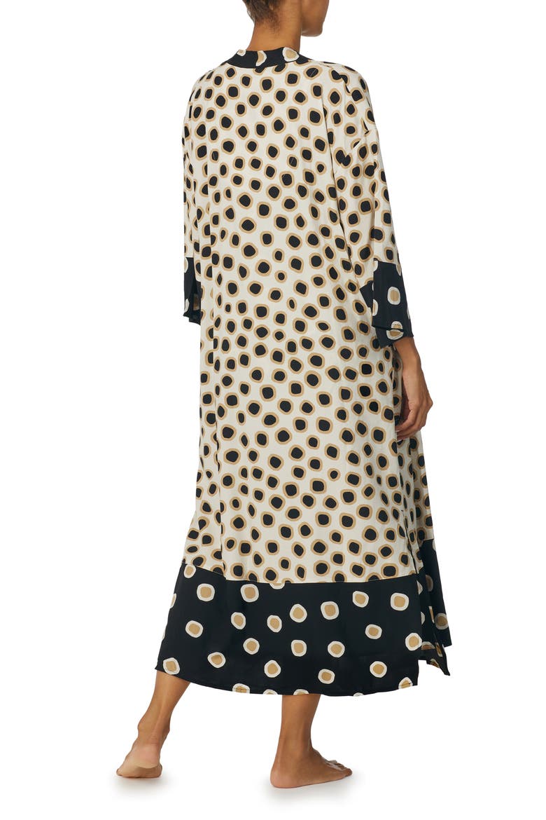 Print Wrap Robe, Alternate, color, TAN PRINT
