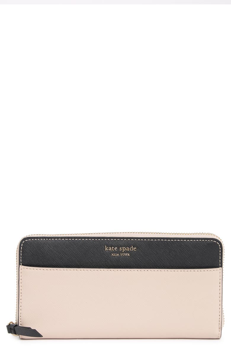 Kate Spade New York leather cameron large continental wallet, Main, color,