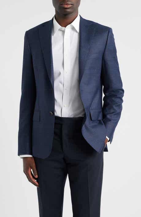 Regular Fit Milano Plaid Wool Sport Coat