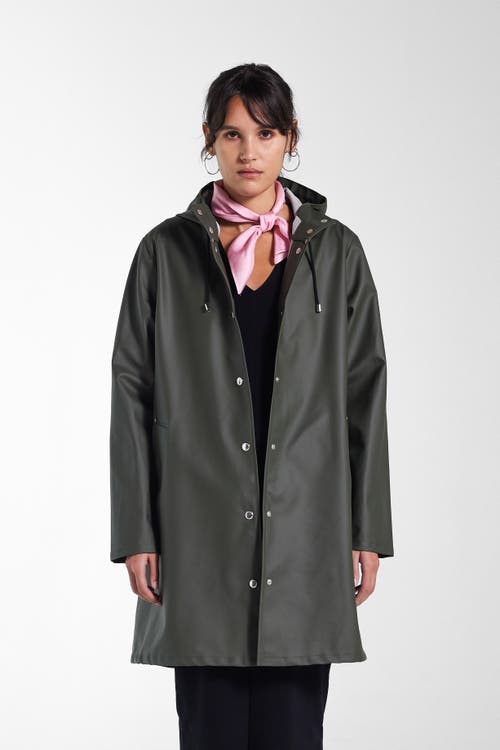 Stutterheim Mosebacke Lightweight Raincoat In Green