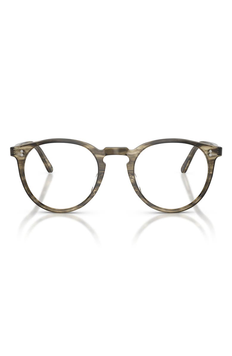 Oliver Peoples O'Malley 47mm Round Optical Glasses, Main, color, 