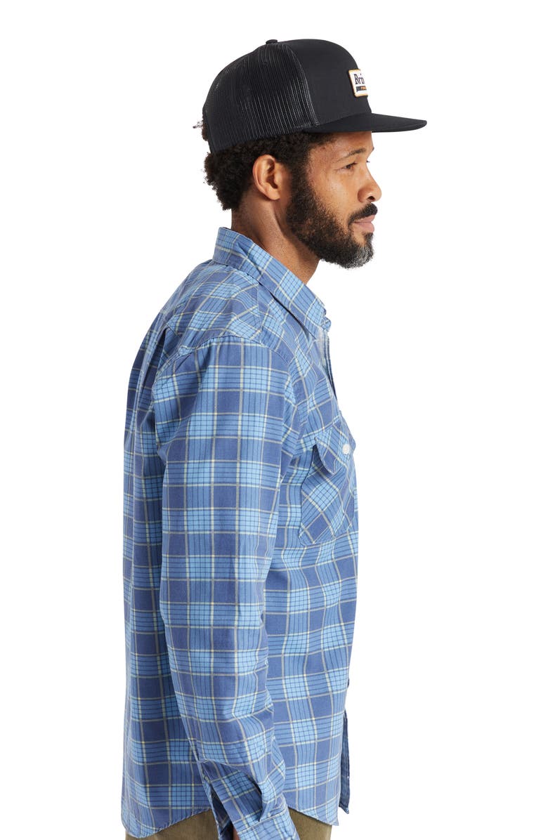 Brixton Steadfast Mesh Snapback Hat, Alternate, color, 