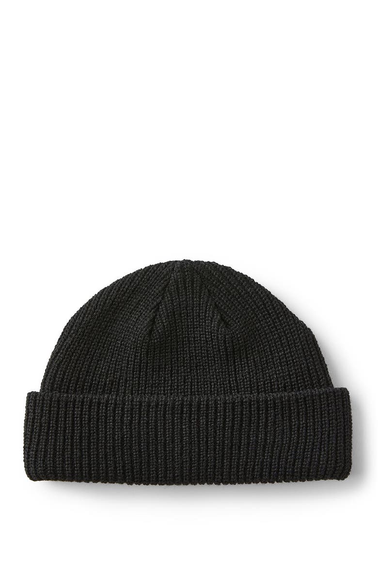 Cotton On Men's Fisherman Beanie, Main, color, Black