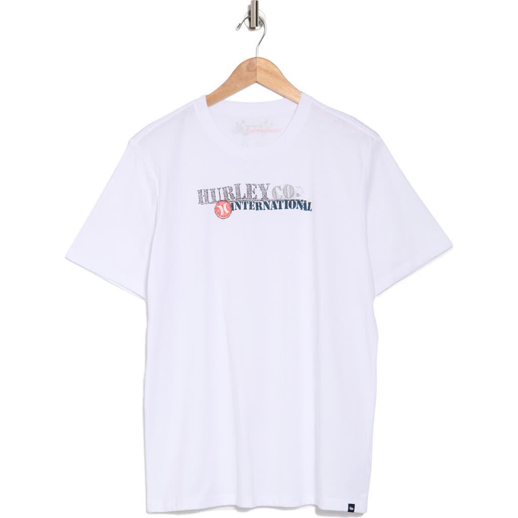 Hurley 25th S1 Short Sleeve Graphic Print T-shirt In White