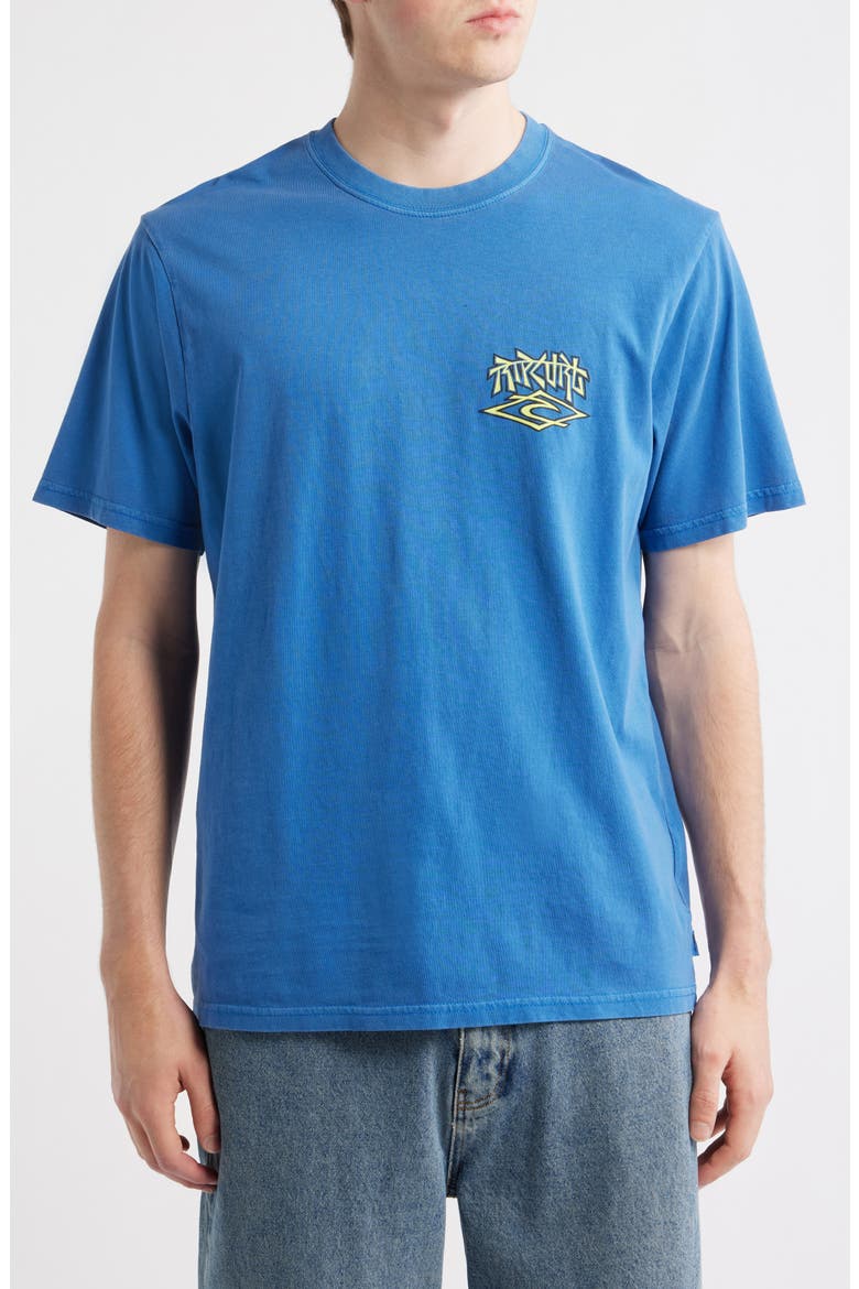 Liquid Trips Arch Cotton Graphic T-Shirt, Main, color, ROYAL BLUE
