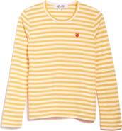 Comme des Garçons PLAY Stripe Long Sleeve T-Shirt
