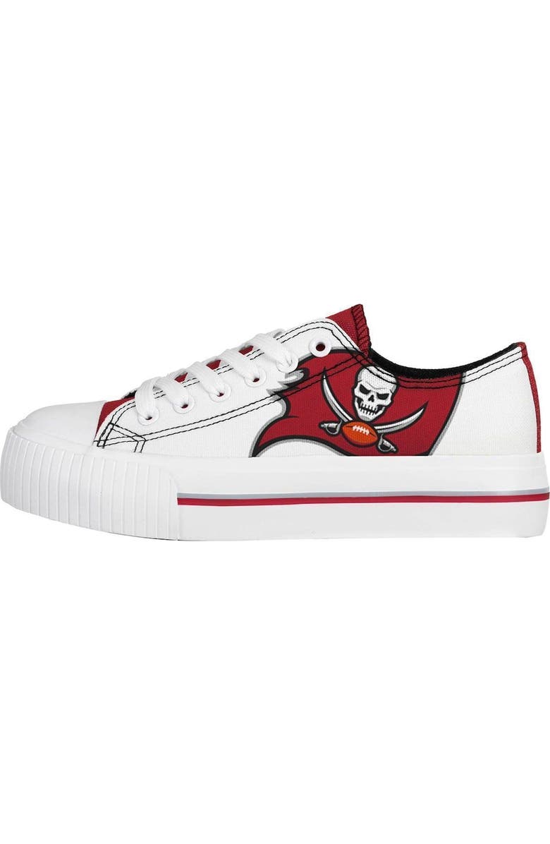 FOCO Women's FOCO Tampa Bay Buccaneers Platform Canvas Shoes, Alternate, color,