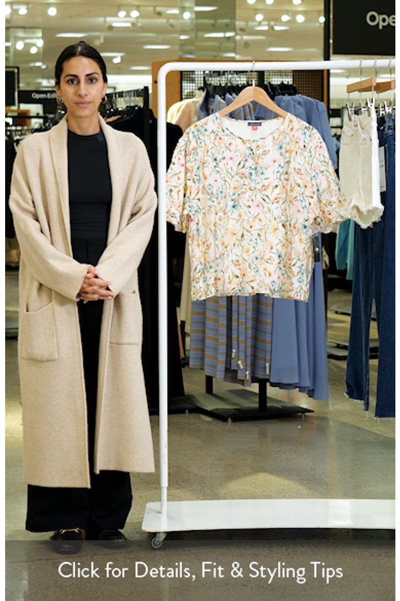 Floral Puff Sleeve Top video
