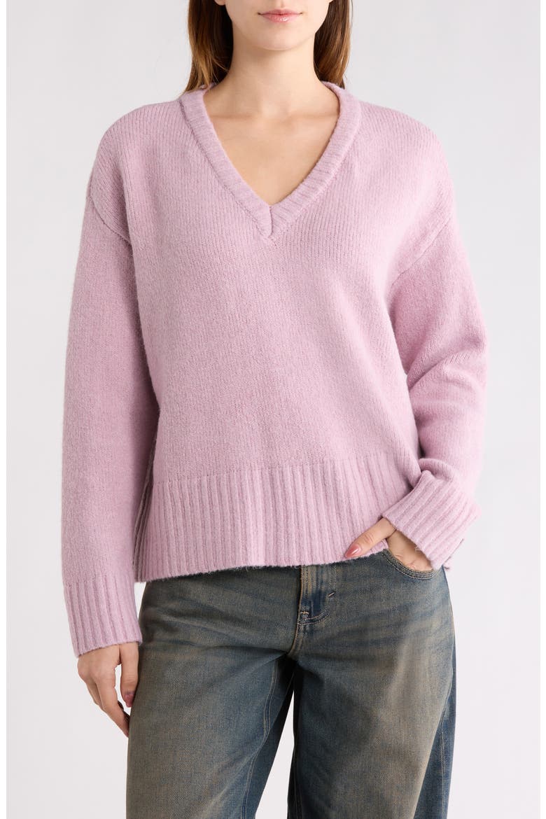 Elin Relaxed Fit Sweater, Main, color, LIGHT PINK