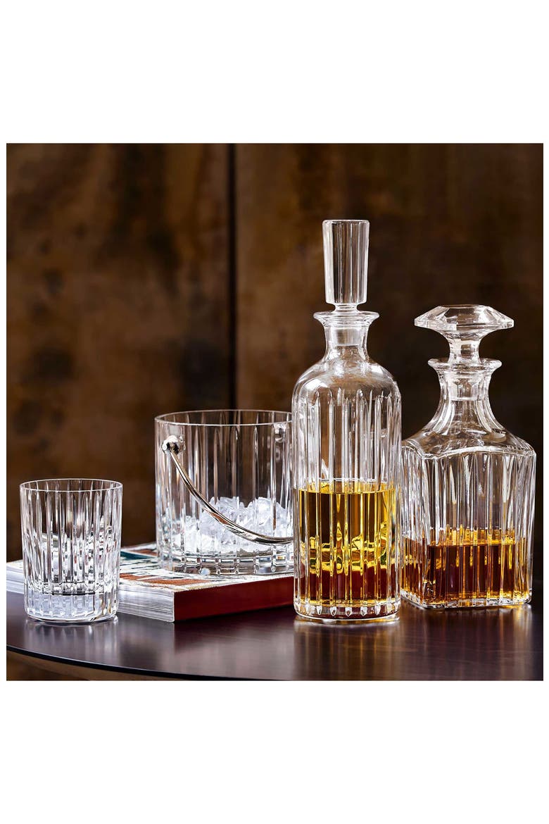 Harmonie Round Lead Crystal Decanter, Alternate, color, CLEAR