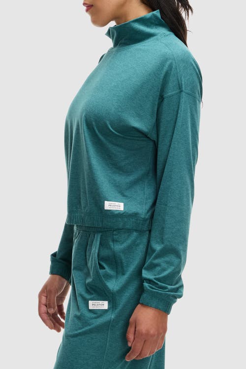 Peloton Dreamblend Funnel Neck In Teal