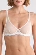 Free People Mid Week Dotted Mesh Underwire Bra