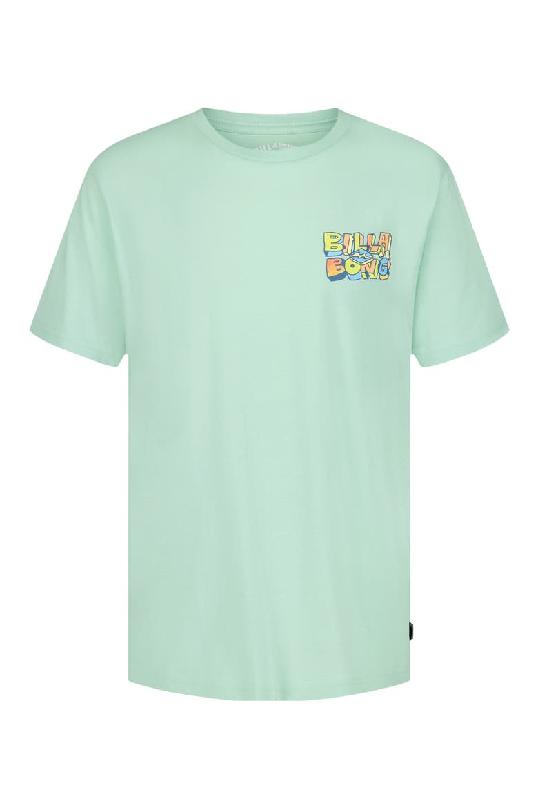 Kids' Wonky Cotton Graphic T-Shirt, Main, color, DUSTY GREEN