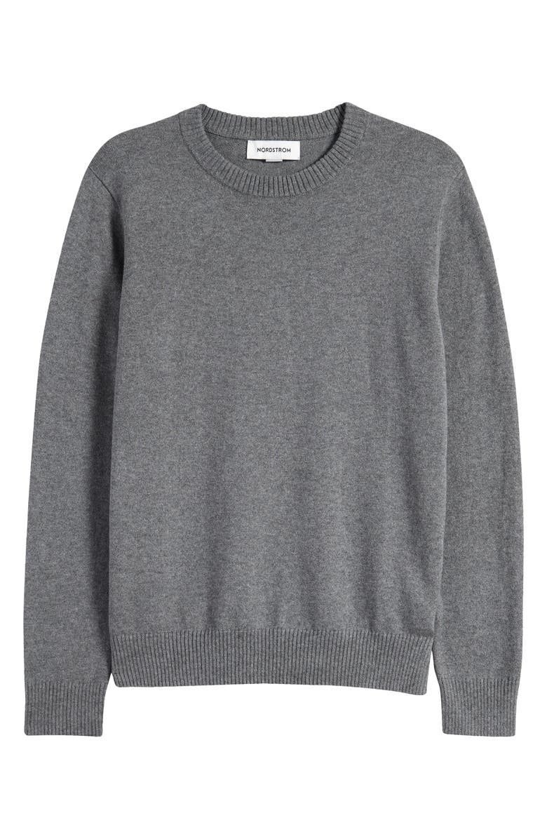 Nordstrom Kids' Cotton & Cashmere Crewneck Sweater, Main, color,