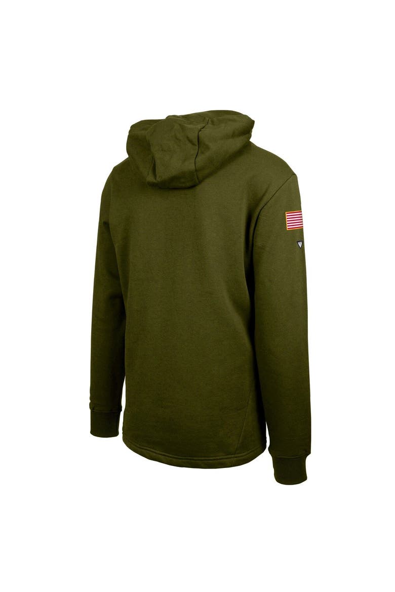 Men's Levelwear Green Seattle Kraken Delta Shift Pullover Hoodie, Alternate, color, Green